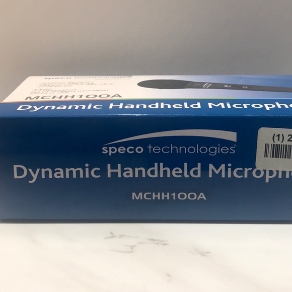 SPECO TECHNOLOGIES MCHH100A Microphone Dynamic Handheld Carry (NIB) - Picture 3 of 3